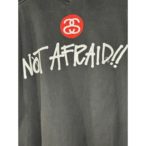 Eminem Not Afraid  Stussy Vintage Reprint Single Stitch T-shirt - Picture 4 of 6